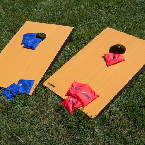 For the roof deck.. Triumph Sports Wooden Cornhole Set - $66.99 @hayneedle Puppy Backpack, Triumph Sports, Bean Bag Toss Game, Bean Bag Toss, Corn Hole Game, Animal Bag, Bag Toss, Toss Game, Cornhole Bags