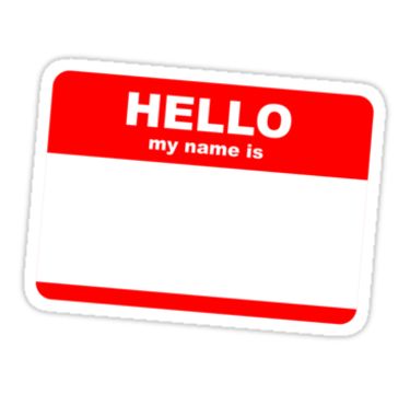 Hi, my name is Iphone Stickers, Tumblr Stickers, Computer Sticker, Easy Canvas Painting, Hydroflask Stickers, Friends Party, Hello My Name Is, Aesthetic Stickers, Printable Stickers