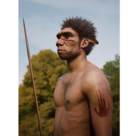 Julio Lacerda en Instagram: “Homo heidelbergensis was a very interesting species of archaic human. It sits roughly between Homo erectus and the split between us and…” Homo Heidelbergensis, Homo Erectus, Iberian Peninsula, Between Us, Buddha Statue, Split, Statue, Human, Animals