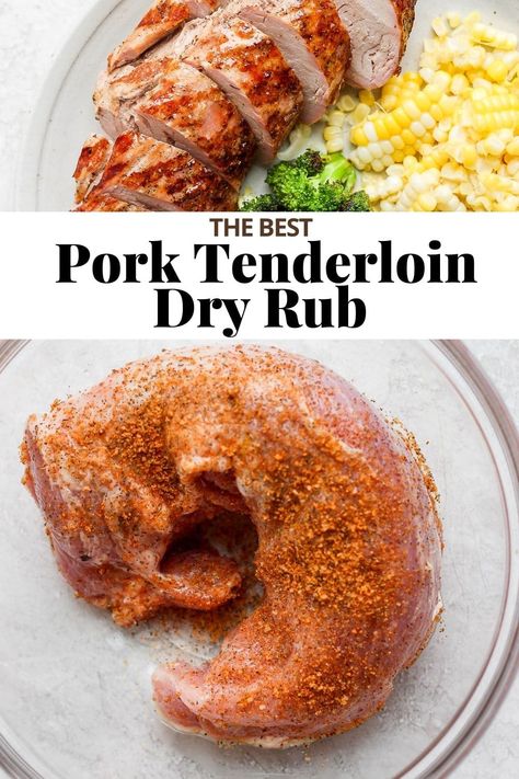 Pork Tenderloin Dry Rub, Perfect Pork Tenderloin, Dry Rub For Pork, Smoked Pork Tenderloin Recipes, Pork Tenderloin Rub, Grilled Pork Tenderloin Recipes, Smoked Pork Tenderloin, Smoked Pork Shoulder, Instant Pot Pork Chops