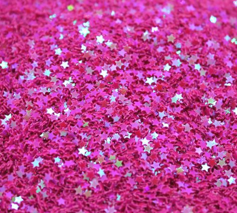 Shaker Charm, Confetti Table, Glitter Confetti, Pink Star, Resin Projects, Glitter Stars, Pink Stars, Nail Art Decorations, Pink Glitter