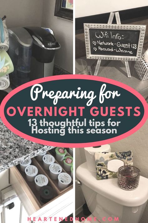 Hosting Out Of Town Guests, Overnight Guest Welcome Basket, Christian Hospitality, Sleepover Parties, Mini Hotel, Guest Room Essentials, Cozy Guest Rooms, Christian Homemaking, Cute Dorm Rooms