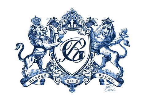 Family Crest Symbols, Family Branding, School Crest, Couples Monogram, Etiquette Vintage, Wedding Crest, Initial Tattoo, Crest Logo, Embroidery Monogram