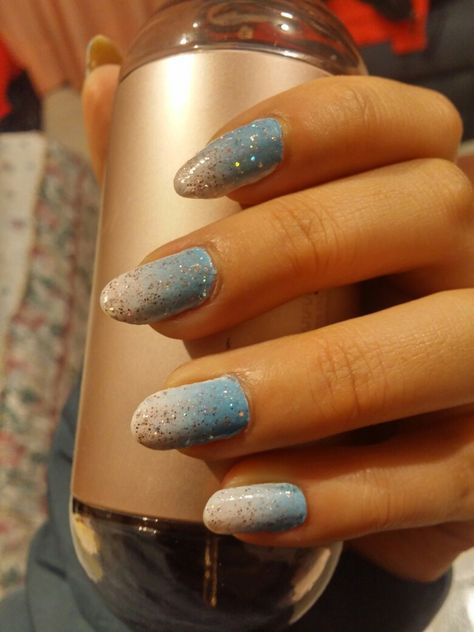 Ombre pastel blue pink glitter nail art Pink Glitter Nail Art, Pink Glitter Nail, Pink Glitter Nails, Glitter Nail, Glitter Nail Art, Pastel Blue, Blue Nails, Pink Glitter, Fashion Killa