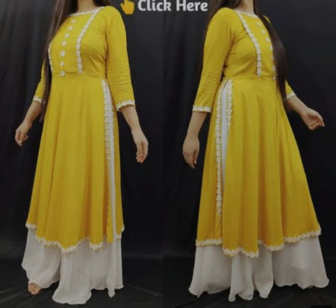 Naira Kurti Design, Plain Dresses Designs, Naira Cut Kurti Design, Cut Kurti Design, Naira Cut Kurti, Designer Dresses Couture, Frock Suit, Cotton Suit Designs, Women Salwar Suit