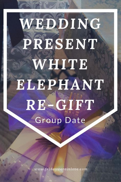 Such a fun group date idea! Dig up that awkward present you received as a wedding gift or head to a thrift store to re-purchase something similar and have a white elephant party with a bunch of other couples. Creative Date Ideas, White Elephant Gift Exchange, Unique Date Ideas, Group Dates, Fondue Party, White Elephant Party, Creative Dates, Elephant Party, White Elephant Gifts Exchange