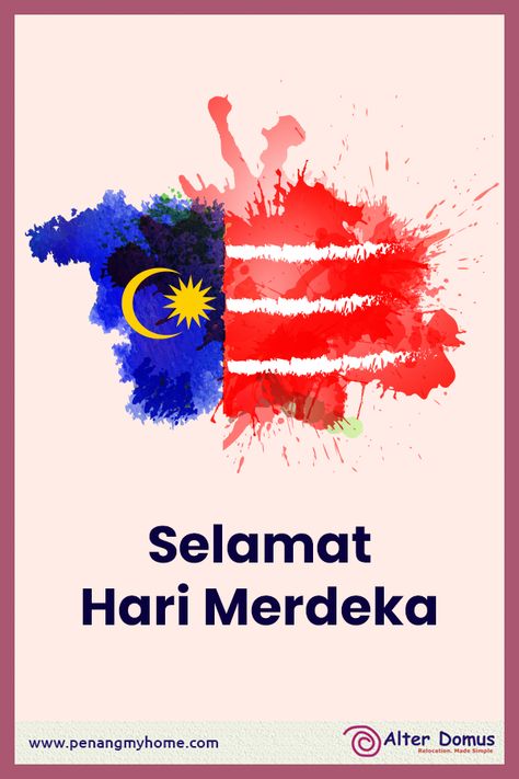 Happy Independence Day Malaysia, Malaysia Independence Day, Malaysia Flag, About Me Template, Second Home, Happy Independence, Happy Independence Day, Relocation, Proud To Be