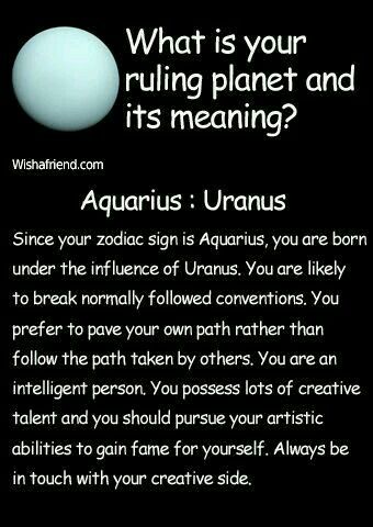 What is your ruling planet and it's meaning? - Aquarius:Uranus Uranus Aquarius, Aquarius Planet, Gemini Aquarius, Aquarius Pisces Cusp, Quotes Boyfriend, Sweet Text, Teen Dictionary, Quotes Long, Aquarius Capricorn