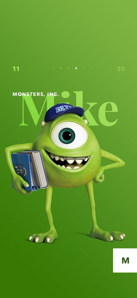 Mike Wazowski Wallpapers, Disney Bookmarks, Cell Wallpaper, Comedy Pictures, Mike Wazowski, Painting Inspo, Cute Wallpaper For Phone, Cute Disney Wallpaper, Monsters Inc