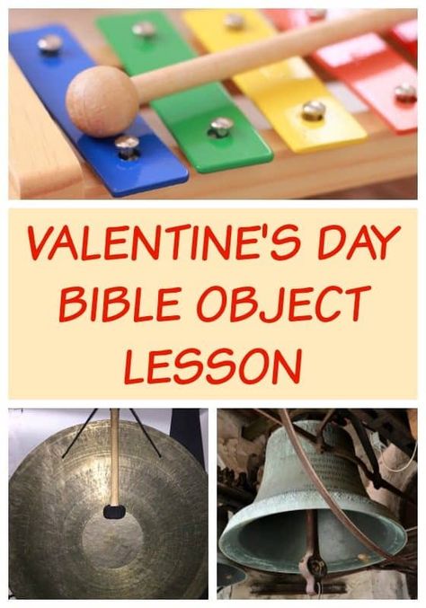 Sunday School Valentines, Christian Object Lesson, Youth Bible Lessons, Preschool Valentines Activities, Church Valentines, Sunday School Object Lessons, Devotions For Kids, Youth Lessons, Kids Sunday School Lessons