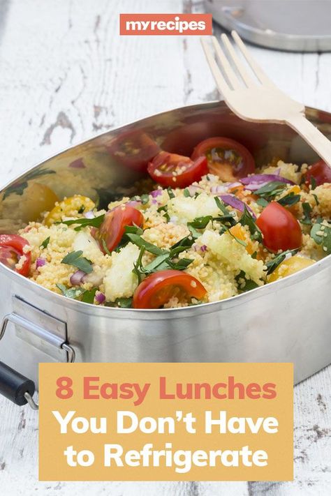 Easy No Refrigerator Lunches, Noodle Lunch Box Ideas, Early Lunch Ideas, Pasta Lunches For Work, Cold Lunch Ideas For Teens At School, Lunch Ideas That Don't Need Refrigeration, Assembly Lunch Ideas Jw, Room Temperature Lunch Ideas, No Refrigeration Lunch