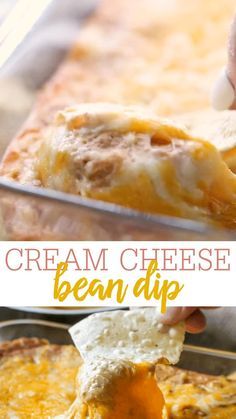 Cheese Bean Dip, Cream Cheese Bean Dip, Bean Cheese Dip, Dip Video, Bean Dip Recipe, Mexican Dip, Football Cookies, Sandwich Spread, Best Appetizer Recipes