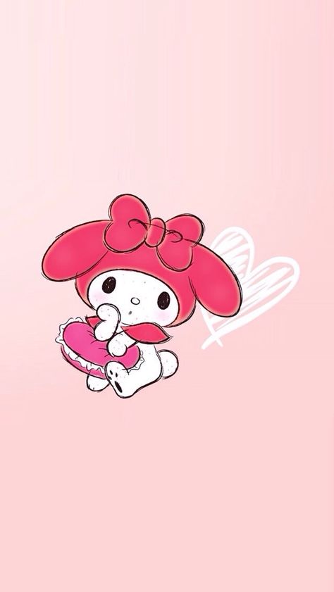 My Melody Valentines Day, My Melody Valentines, My Melody Wallpaper, Charmmy Kitty, Sanrio Wallpaper, Hello Kitty My Melody, Hello Kitty Items, Cute Disney Wallpaper, Character Wallpaper