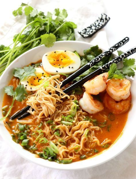 Coconut Ramen, Curry Ramen, Curry Coconut, Ramen Recipe, Ramen Noodle Recipes, Ramen Recipes, Idee Pasto Sano, Soups And Stews, Red Curry