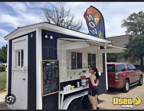 Cotton Candy Stand, Snowball Stand, Trailer Awning, Snow Cone Stand, Street Food Business, Ice Truck, Concession Trailer For Sale, Food Trailer For Sale, Concession Trailer