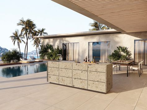 eggersmann x CUBIC Outdoor Living - aspire design and home Outdoor Living Luxury, Kitchen Examples, Luxury Outdoor Kitchen, Garden Lodge, Modular Outdoor Kitchens, Living Brand, Kitchen Manufacturers, Keramik Design, Outdoor Kitchens