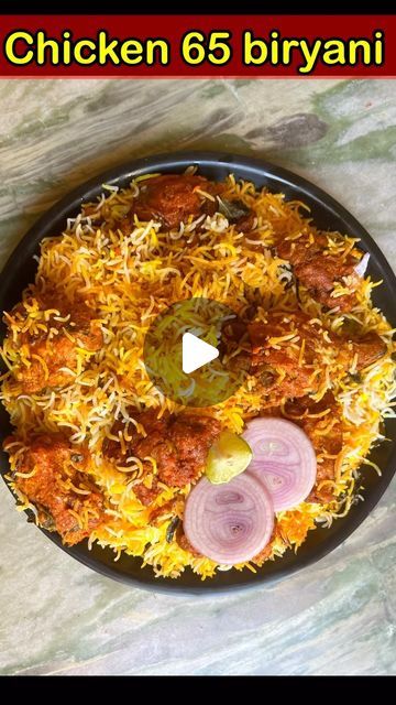 Varalakshmi_jagarapu on Instagram: "Delicious chicken 65 biryani😋😍 . . . For chicken marination: Chicken-1kg Salt-1.5tsp or as per taste Turmeric powder-1/2tsp Red chilli powder-2tsps Ginger garlic paste-2tsps Coriander powder-1tsp Cumin powder-1/2tsp Pepper power-1/2tsp Chat masala-1tsp Chicken masala-1tsp Mix well and rest it for 1 hour or overnight  After that add 1 egg Cornflour-2tbsp Maida or all purpose flour-2tsp . . . #chicken #biryani #indianfood #chickenbiryani #foodlover #chickenbiriyani #biryanilover #food #foodie #dumbiryani #eggbiryani #indiancuisine #chickendumbiryani #pakistanifood #dubai #uae #chickenlollypop #basmatirice #selarice #foodphotography #chickenfriedrice #ricelover #rice #muttondumbiryani #hyderabadidumbiryani #biriyani #nonvegfood #foodporn #chickentandoori Chicken 65 Biryani, Chicken Biryani Recipe Indian, Chicken Marination, Chicken 65 Recipe, Chicken Dum Biryani Recipe, Chat Masala, Chicken 65, Chicken Biryani Recipe, Dum Biryani