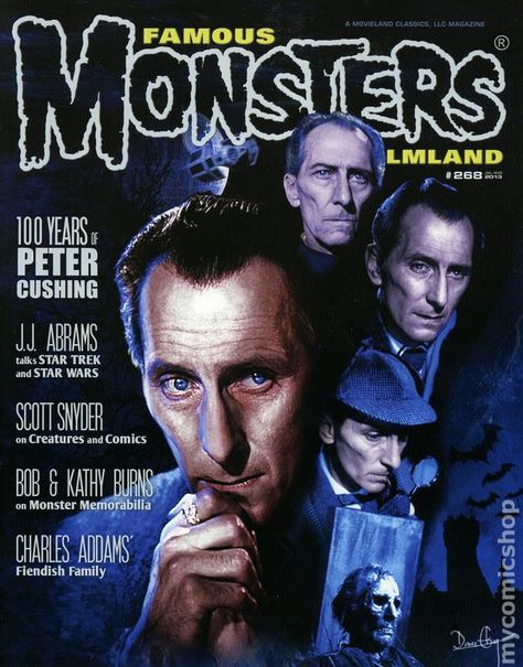 Books In Movies, Monster Magazine, Charles Addams, 1970s Cartoons, Hammer Horror, Peter Cushing, Hammer Films, Christopher Lee, Horror Stuff