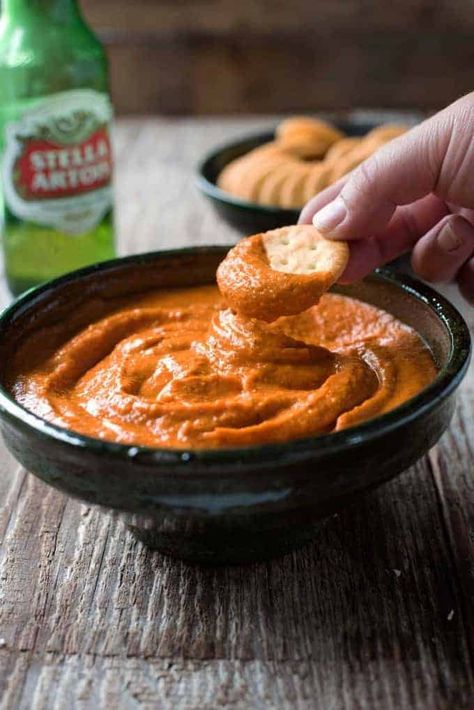 Magic Spanish Romesco Sauce - This miracle sauce is simple to make and fabulous to use as a dip, sauce, spread, pesto, as a marinade or even to flavour and thicken soups! Magic Sauce, Dip Sauce, Romesco Sauce, Tapas Recipes, Recipetin Eats, Spanish Tapas, Spanish Dishes, Spanish Food, Dip Recipes