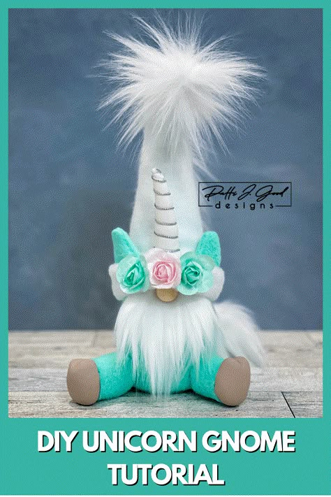 Themed Gnomes – Page 2 Crochet Unicorn Gnome, Gonk Tutorial, Unicorn Gnome Diy, Birthday Gnomes Diy, Girl Gnomes Diy How To Make, Summer Gnomes Diy, Gnomes Crafts Diy, Unicorn Gnome, Pirate Gnome