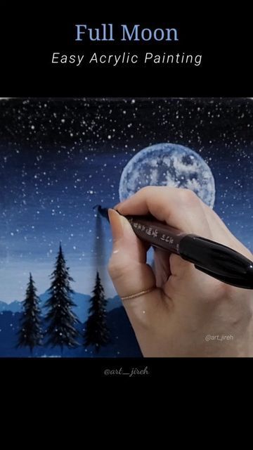 choi_hyun on Instagram: "Full Moon / Easy Acrylic Painting" Easy Acrylic Painting, Healing Art, Simple Acrylic Paintings, Art Instagram, Full Moon, Acrylic Painting, Art Painting, Healing, Moon