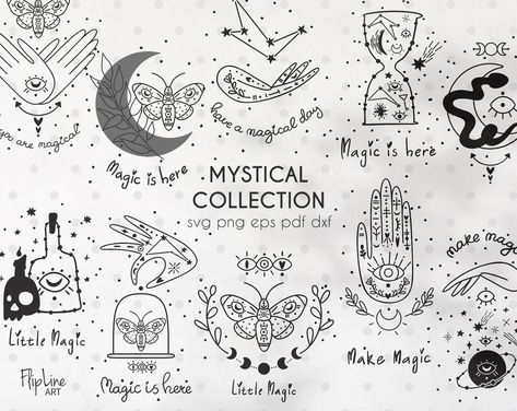 Moon Zodiac, Boho Witch, Witch Hands, Black Png, Magic Hands, Outline Illustration, Crystal Pattern, Color Magic, Digital Elements