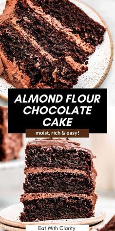 Almond Flour Chocolate Cake, Almond Flour Desserts, Almond Flour Cake, Almond Flour Cakes, Paleo Cake, Grain Free Desserts, Gluten Free Chocolate Cake, Almond Flour Recipes, Gluten Free Cake