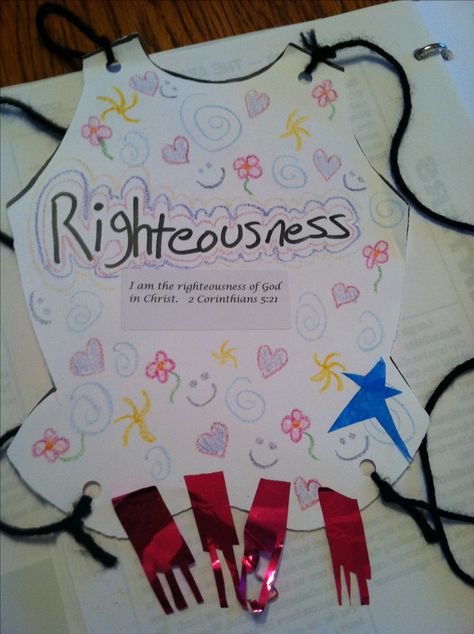 Breastplate of Righteousness craft. Colored, decorated, and even had yarn, so the children could wear them. Armor Of God Breastplate Craft, Breastplate Of Righteousness Printable, Breastplate Craft, Breastplate Of Righteousness Craft, Armor Of God Lesson, Breastplate Of Righteousness, Kingdom Vbs, Children's Church Crafts, Vbs 2023