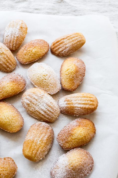 Gluten free low FODMAP madelines Lavender Madeleines, Madeleines Recipe, Madeleine Recipe, Butter Honey, Low Fodmap Recipes, Fodmap Recipes, Bbc Good Food Recipes, Low Fodmap, Brown Butter