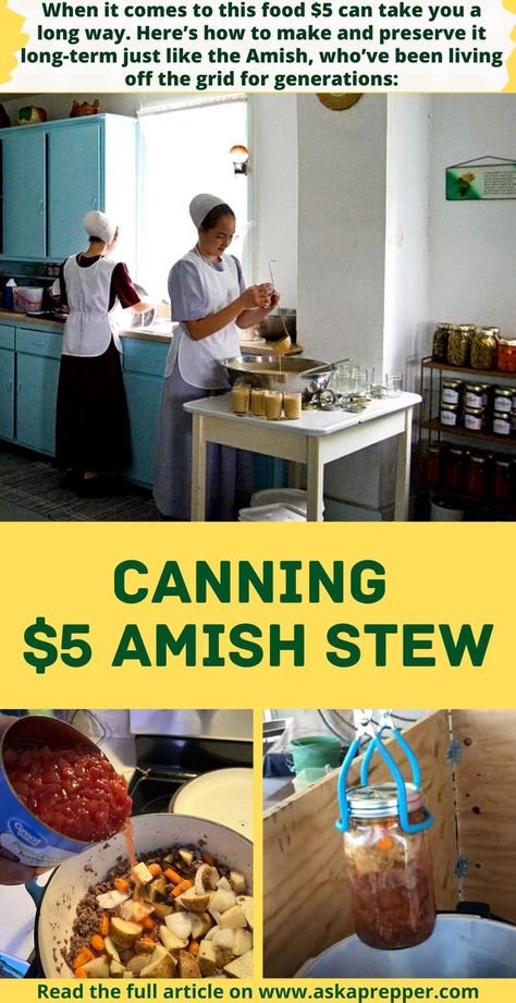 When it comes to this food $5 can take you a long way. Here’s how to make and preserve it long-term just like the Amish, who’ve been living off the grid for generations: Amish Canning, Easy Canning, Pressure Canning Recipes, Low Acid Recipes, Living Off The Grid, Home Canning Recipes, Canning Jam, Canning Food Preservation, Amish Recipes