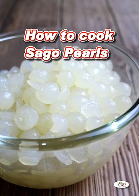 Sago Gulaman Recipe, Sago Pearls Recipe, Small Tapioca Pearls Recipe, Gulaman Drink, Sago Drink, Sago Pudding Recipe, Sago Dessert, Sago Pearls, Coconut Tapioca