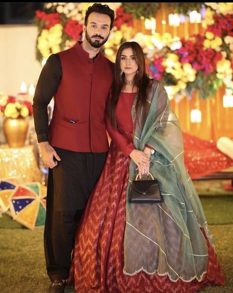 Couple Dress Matching Pakistani, Couple Twinning Outfits, Twinning Outfits, Good Makeup, Very Weird, Desi Dress, Lehnga Dress, Latest Bridal Dresses, Take For Granted