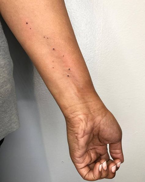 Star Constellation Tattoo, Scorpio Constellation Tattoos, Astronomy Tattoo, Aries Constellation Tattoo, Small Star Tattoos, Sacred Tattoo, Aries Constellation, Constellation Tattoo, Aries Tattoo