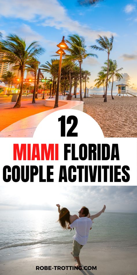 CLICK HERE to find out romantic date activities to add to your trip to Miami. These are perfect ways to enhance your couple travel to Miami, Florida. Find out about these 12 things to do in Miami for couples  #CouplesTravel #AmericaTravel #Miami #TravelUSA Florida Wallpaper, Miami Travel Guide, Trip To Miami, Things To Do In Miami, Date Activities, Miami Travel, Couple Activities, Romantic Things To Do, Couple Travel