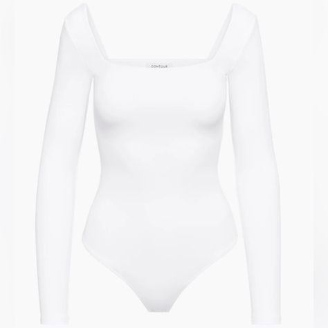 Size Small, Brand New London Fits, Obx Dr, Mcu Dr, Bodysuit Tops, Birthday Inspo, Square Neck Bodysuit, Aritzia Babaton, Bodysuit Fashion, Milk Makeup