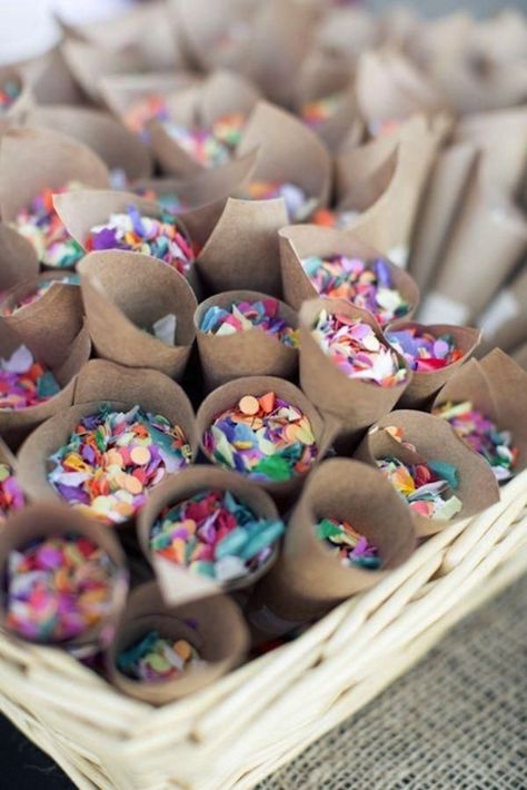 Confetti Cones, Rustic Wedding Decorations, Wedding Exits, Boda Mexicana, Bridal Musings, Mexican Wedding, Wedding Confetti, Summer Diy, New York Wedding