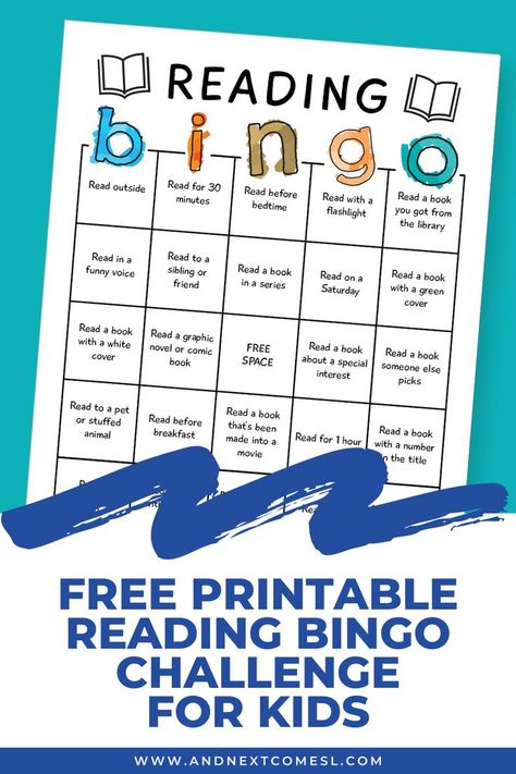 Screenshot of a free printable reading bingo board for a summer reading challenge for kids Reading Bingo For Kids, Reading Bingo Challenge, Reading Journal Ideas, Book Bingo, Reading Bingo, Bingo Challenge, Bingo For Kids, Summer Reading Challenge, Bedtime Reading