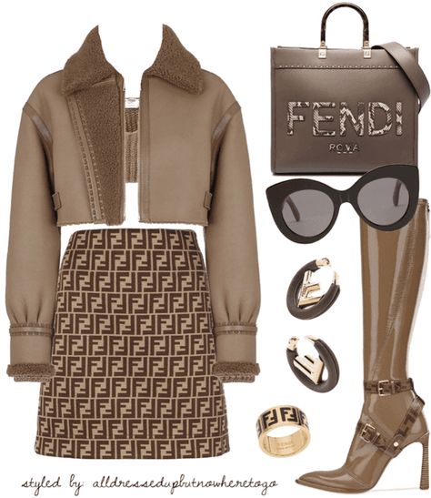 Virtual Styling: Head To Toe Fendi Outfit | ShopLook Fendi Women Outfits, Fendi Outfits Women, Fendi Outfits, Fendi Outfit, Stylish Work Outfits, Streetwear Fashion Women, Simple Trendy Outfits, Outfit Shoplook, Kpop Fashion Outfits