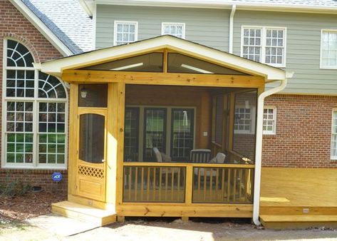 Patio Plan, Screened Porch Designs, Screened In Deck, Building A Porch, Building A Pergola, Deck Designs Backyard, Decks Backyard, Diy Deck, House With Porch