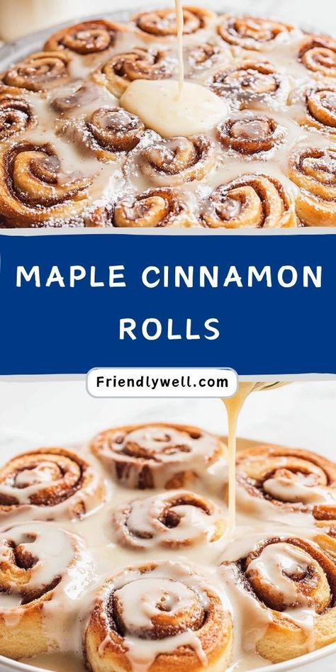 Start your day with these soft and fluffy Maple Cinnamon Rolls! 🥐🍁 Perfectly sweetened with a rich maple glaze, these rolls are the ultimate breakfast treat. Warm, gooey, and irresistible, they pair perfectly with a hot cup of coffee or tea. 📌 Save this recipe for a cozy morning treat! #MapleCinnamonRolls #BreakfastRecipes #FluffyRolls #FallBaking #HomemadeGoodness 🍂☕ Maple Cinnamon Rolls, Sweet Morning, Simple Baking, Cozy Morning, Cozy Weekend, Ultimate Breakfast, Hot Cup Of Coffee, Maple Glaze, Cinnamon Swirl