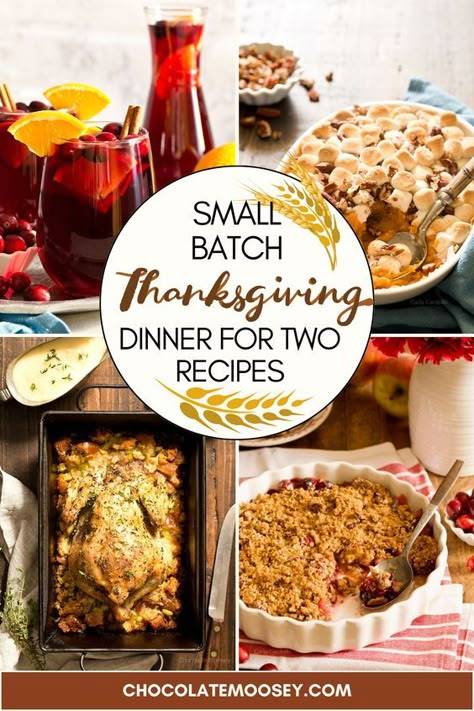 Small Batch Thanksgiving Dinner For Two Recipes. Whether it's just you and your partner or a cozy gathering with a roommate, enjoy classic favorites like stuffed turkey breast, cranberry stuffing, mashed potatoes, and homemade gravy. With recipes designed for 2-4 servings, you’ll savor a festive meal without leftovers. Celebrate the holiday season with intimate, delicious meals that fit your smaller celebration! Stuffing For Two Thanksgiving, One Dish Thanksgiving Dinner, Thanksgiving Dinner For 2 People, Thanksgiving Dinner For One Person, Thanksgiving Ideas For 2 People, One Person Thanksgiving Dinner, Easy Thanksgiving Meal For 2, Small Batch Thanksgiving Stuffing, Thanksgiving Meal For One