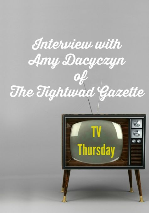 This week for TV Thursday I’m going to share something a bit different (and quite a bit shorter).  Amy Dacyczyn (pronounced “decision”) and The Tightwad Gazette are very well known in frugal circles. Amy wrote a newsletter in the 1990’s which was, at it’s peak, mailed out to 100,000 subscribers.  Later the information was compiled... Keep Reading Tightwad Gazette, Show Me The Money, Frugal Living, Simple Living, Very Well, Saving Money, Circles, Interview, Writing