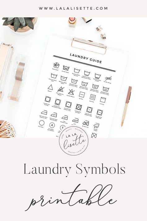 Download this laundry room printable that explains what each washing symbol means. A printable laundry symbols guide for your laundry room #laundry #printable Washing Instruction Symbols, Laundry Symbols Printable, Washing Machine Symbols, Laundry Room Printables, Washing Symbols, Laundry Symbols, Chart Ideas, Laundry Guide, Laundry Room Signs