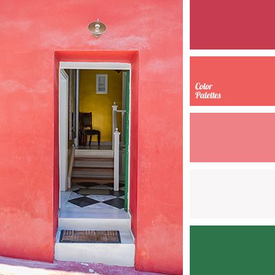 Color Palette #1826 | Color Palette Ideas Pallets Color, In Color Balance, Coral Colour Palette, Palettes Color, Combination Color, Color Palette Ideas, Red Colour Palette, Palette Ideas, Green Colour Palette