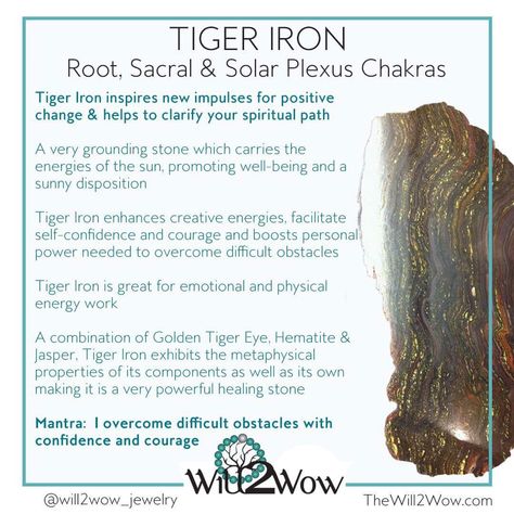 Tiger Iron Stone Meaning, Tiger Iron Meaning, Tiger Iron Crystal Meaning, Crystal Mantras, Stone Meanings, Tiger Iron, Gemstone Properties, Crystals Healing Properties, Gemstone Meanings