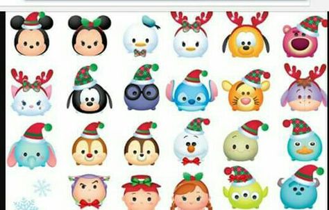 Wedding Nameplate, Tsum Tsum Coloring Pages, Tsum Tsum Christmas, Tsum Tsum Toys, Easy Disney Drawings, Disney Tsum Tsum, Xmas Diy, Navidad Christmas, Disney Ears