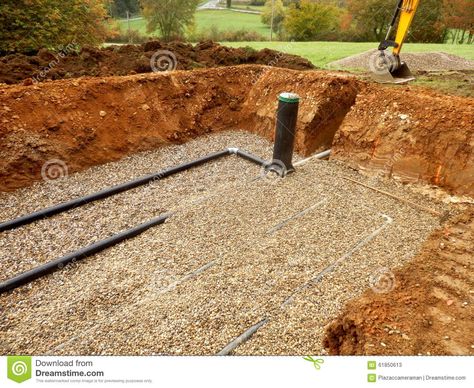 Sand and Gravel Filter Bed Plumbing Emergency, Sand And Gravel, Septic System, Design Model, Plumbing, Cool Designs, Repair, Design