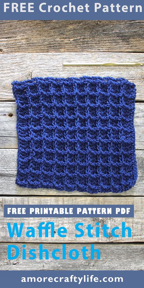 Waffle Stitch Dishcloth, Fpdc Crochet Stitch, Cross Stitch Patterns Free Disney, Waffle Stitch Crochet, Crochet Dishcloth Pattern, Crochet Washcloth Free, Crochet Dish Cloth Free Pattern, Dishcloth Patterns Free, Stitches Pattern