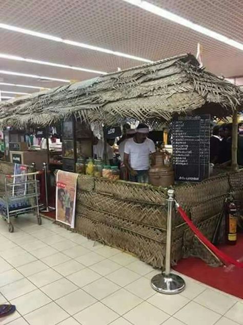 A Indian tea stall London air port. Indian Tea Stall Design, Tea Stall Ideas, Tea Stall Design, Indian Tea Stall, Boundry Wall, Tea Stall, Indian Cafe, Oak Decor, Chai Coffee