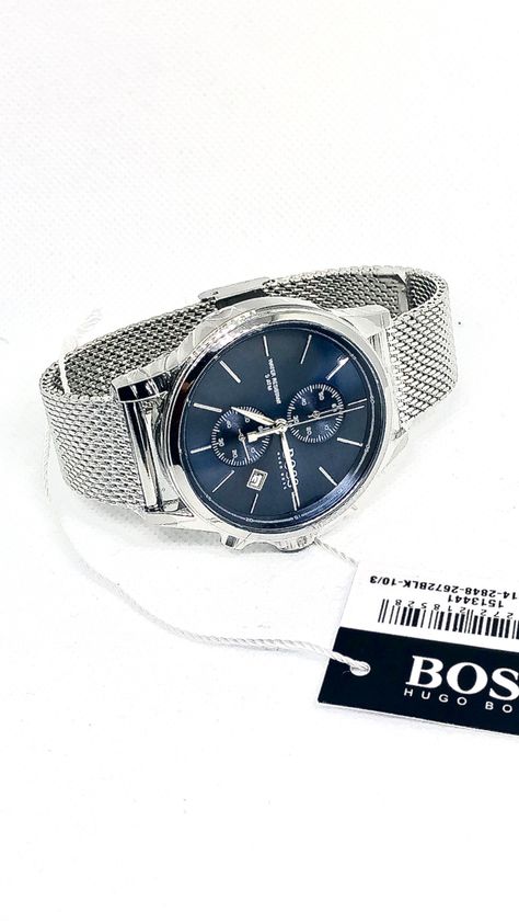 Blue Blazer Men, Cheap Watches, Blue Cases, Mesh Bracelet, Watch Gifts, Bracelet Clasps, Blazers For Men, Metal Bracelets, Chronograph Watch